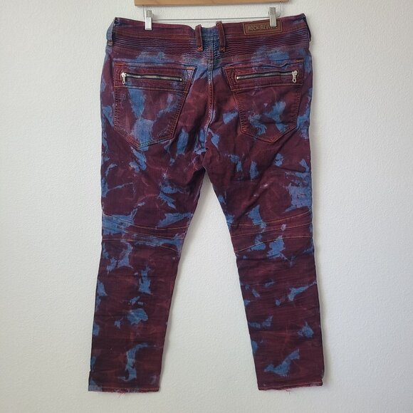 Rock Revival Elroy Moto Jeans Size 40x34 #1
